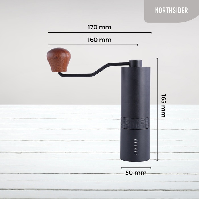 Hand Coffee Grinder Kopi Manual Metal Body Stainless Steel Burr Js-G2