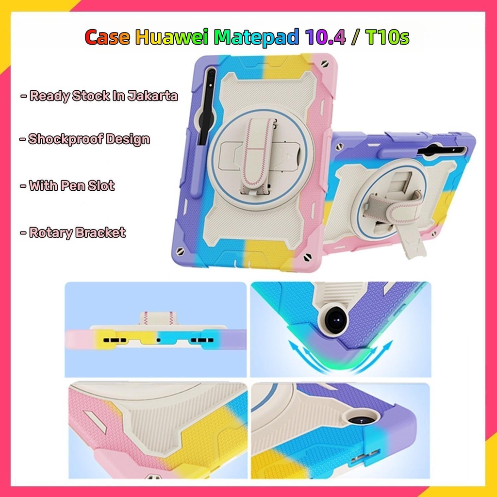 【Ready Stock In Jakarta】case huawei matepad 10.4 case matepad 10.4 case huawei matepad T10s case mat
