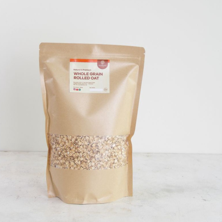 

ㅐ Rolled Oat oatmeal wholegrain Gandum Utuh Kasar 1 KG Natural Premium Alami ぐ