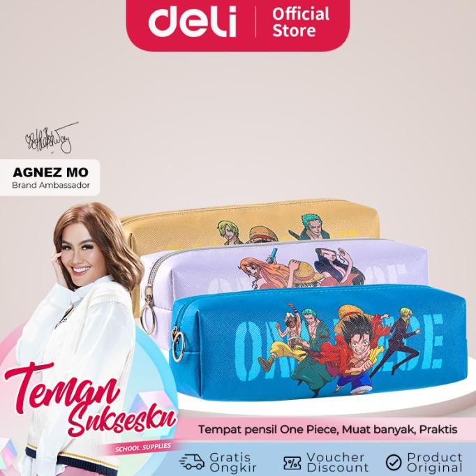 

Deli School Pencil Case / Tempat Pensil Karakter One Piece Lucu Eh913