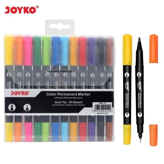 

Color Permanent Marker / Penanda Permanen Berwarna Joyko Pmc-27
