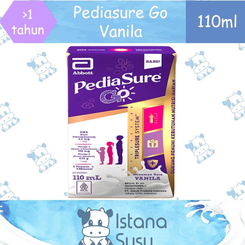 

⚡GROSIR⚡ Pediasure Go Vanila Susu UHT 110ml