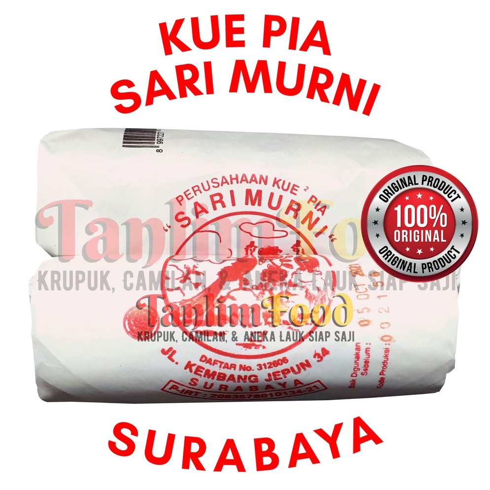 

Terkini Kue Pia / Bakpia Sari Murni Istimewa Surabaya - 250gr