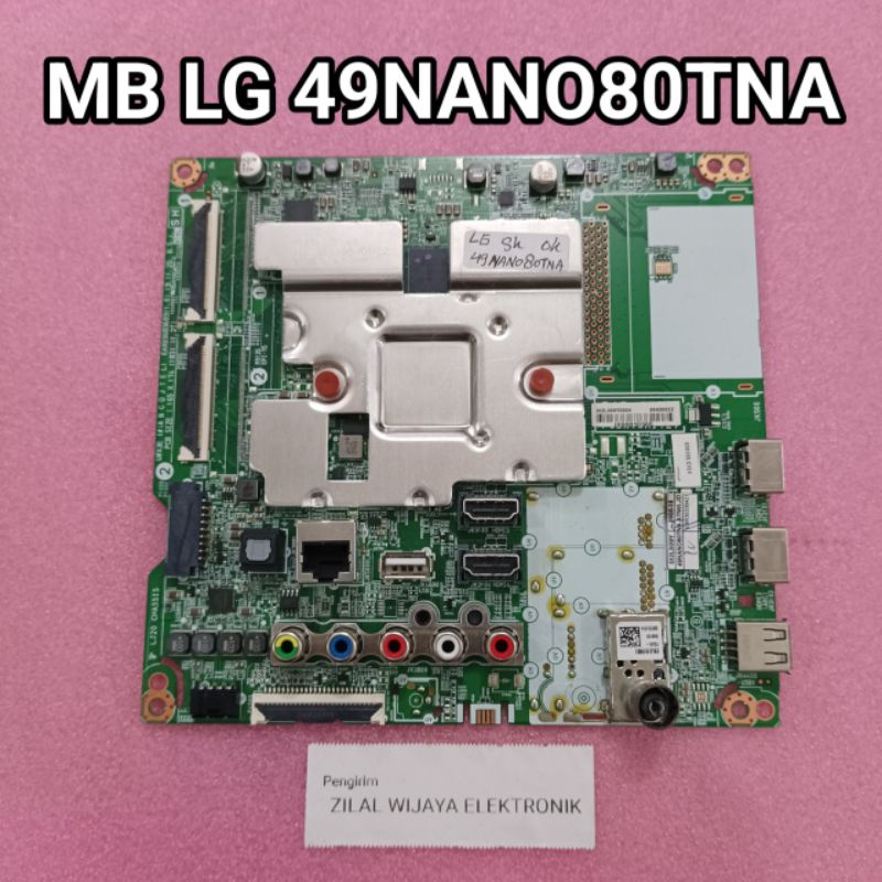 LG 49NANO80TNA - MB - MAINBOARD - MOTHERBOARD - MOBO - MESIN TV - MB TV LG - TV LG