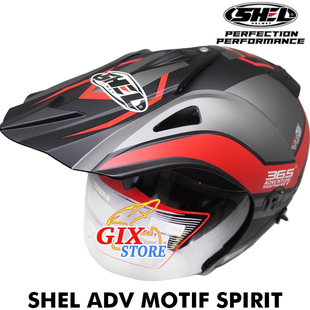 Terbaik Helm Semi Cross Shel Adv Spirit Wxy