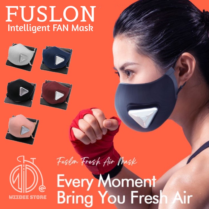 Terlaris Electric Air Purifier Mask Fuslon Masker Olahraga N95 Not Philips/Lg