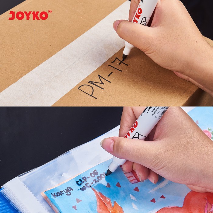 

Joyko Permanent Marker Spidol Permanen Round Tip