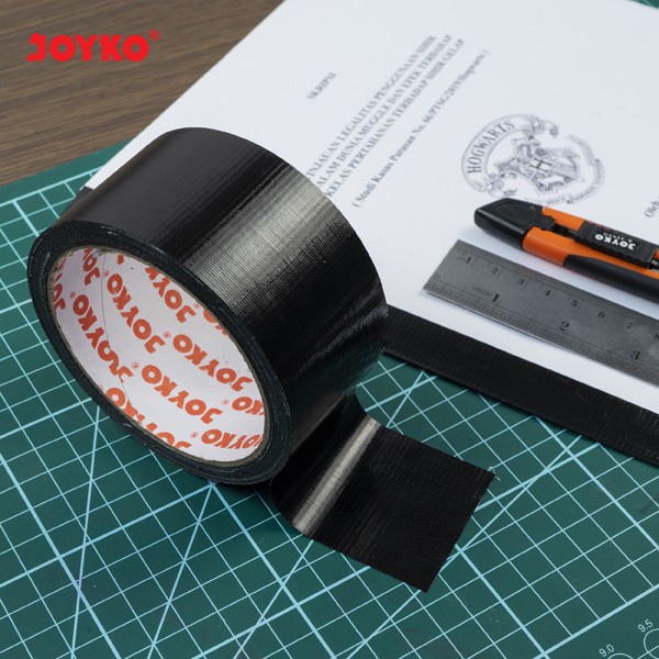 

Cloth Tape Lakban Kain Warna Hitam Joyko 36 Mm X 12 Meter Orange Core