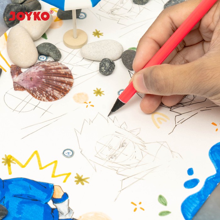 

Pencil / Pensil Joyko P-102 / 2B / Glowy / 1 Box 12 Pcs