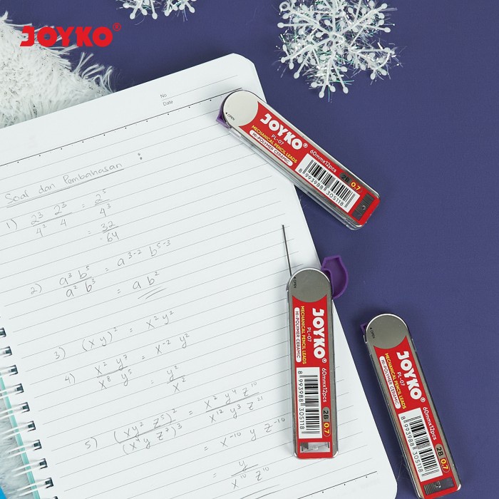 

Pencil Lead / Isi Pensil Mekanik Joyko Pl-07 / 2B / 0.7 Mm