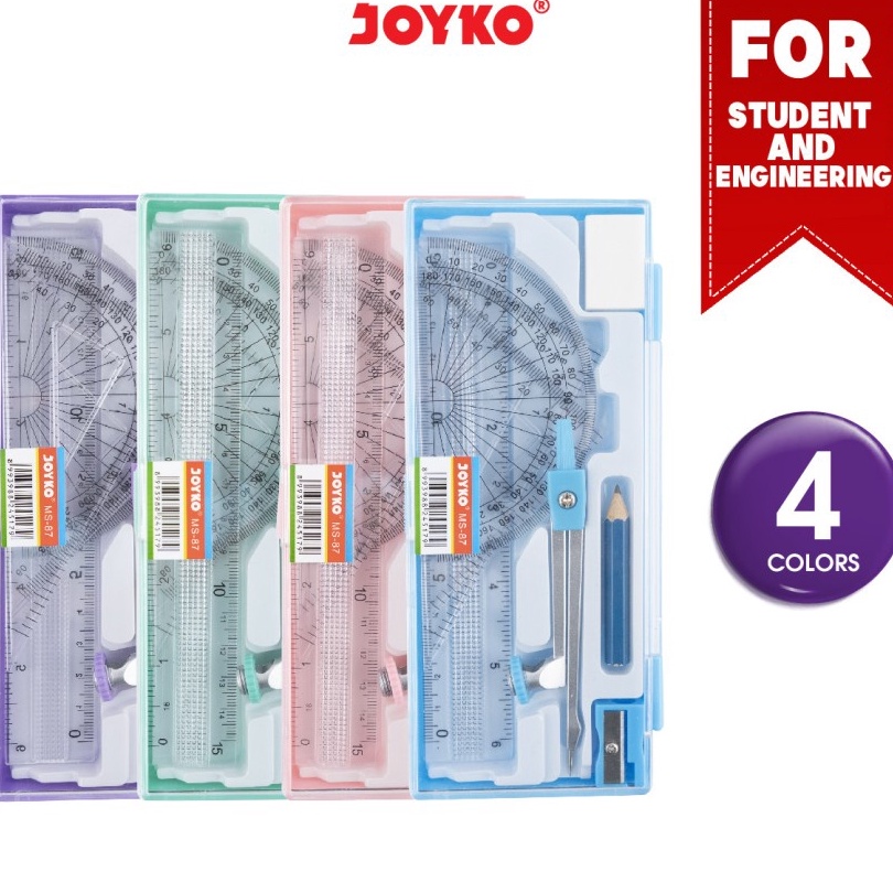 

[KODE PRODUK DLM0E5193] Math Set / Jangka Joyko MS-87