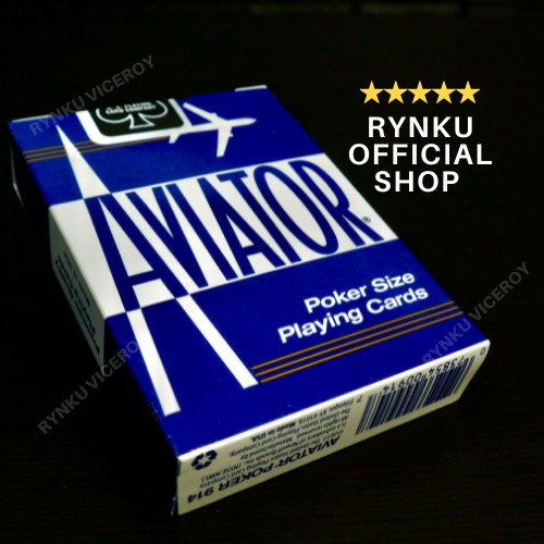 Terlaris Kartu Remi Aviator Playing Cards Biru Blue