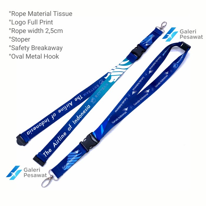 

Terlaris Lanyard / Gantungan Tali Id Card Garuda Indonesia