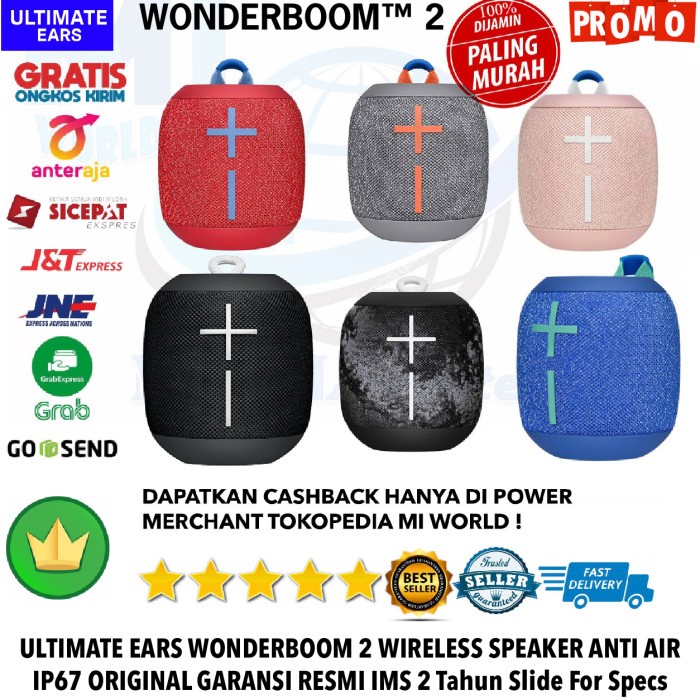 ultimate ears Wonderboom 2 UE Wonderboom2 Wonderbom Speaker Anti Air