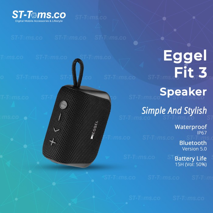 Eggel Fit 3 Waterproof Portable Bluetooth Speaker