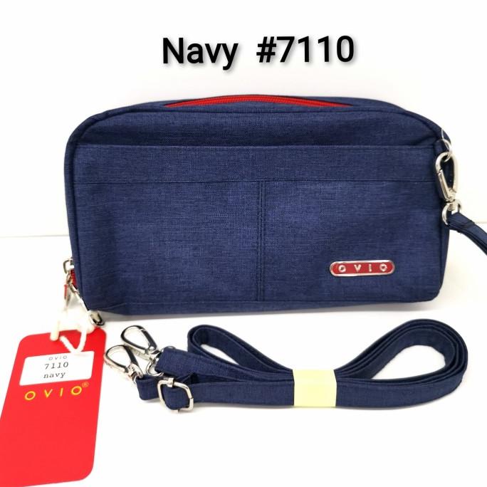 Dompet Selempang Clutch HP Organizer OVIO Denim #7110