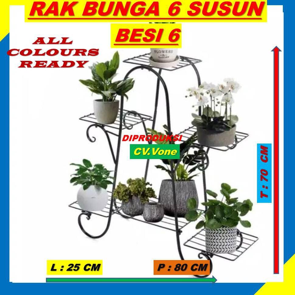 Terbaru Rak Bunga Besi Susun 3 Minimalis Tanaman Hias Aglonema  Bertingkat 6 Dudukan Kotak Bulat Bahan Beton Ulir Polos Hollo Holo Hollow Tebal 10 Mm Tinggi 70  Lebar 25 Panjang 80 Cm Hitam Putih Tembaga Gold Emas Standing Pot Aglonema Flower Rack Iron