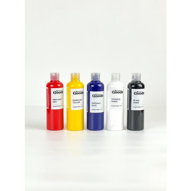 

Cat Akrilik Set - isi 5 (ukuran 250 ml)