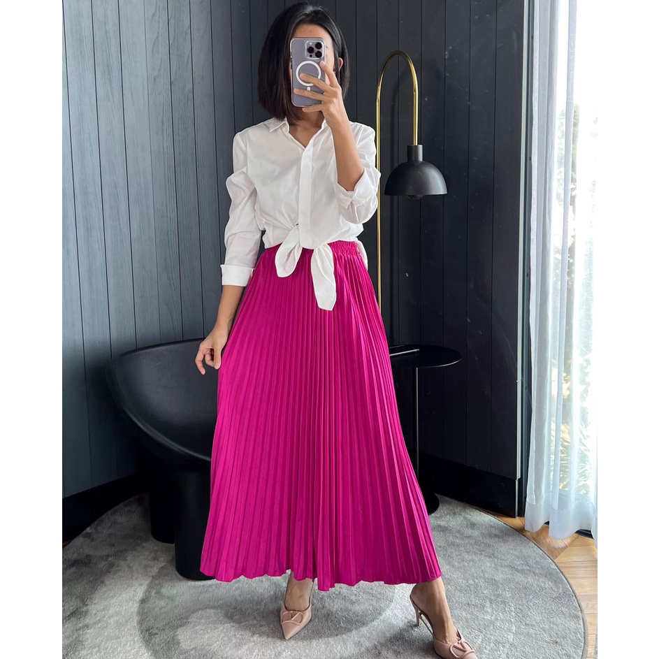 Dijamin Ori>/ Rok Plisket Mayung / Rok Plisket / Plisket Premium / Pleated Skirt