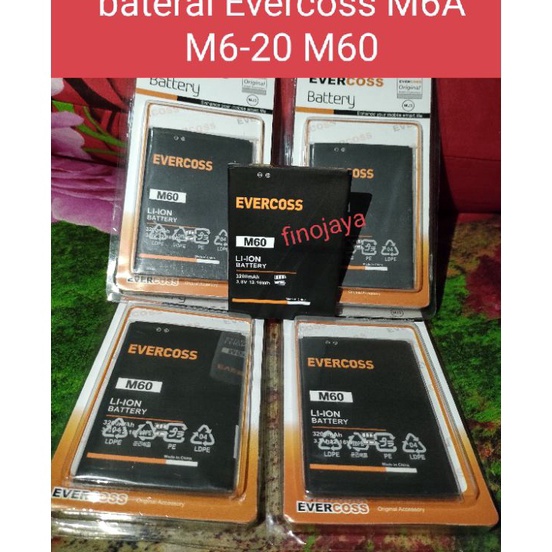[KODE 77]  Baterai Evercoss M60 M6A M6 Battery Battry Evercoss U6C  M6-20 baterai Original