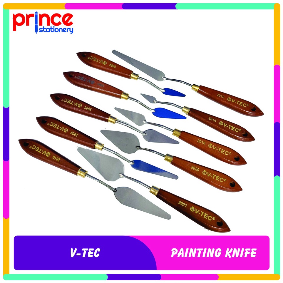 

[KODE PRODUK 09EKH6376] V-TEC PAINTING KNIFE / PISAU PALET V-TEC