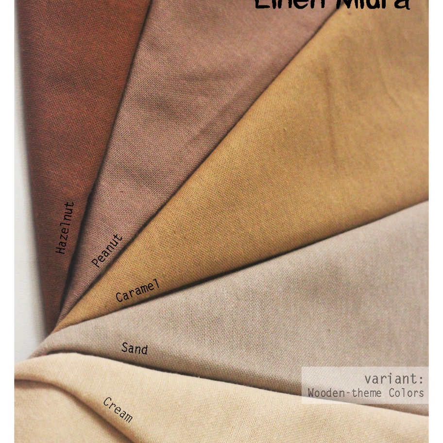PFZW2386㊭ Kain Linen Miura / Katun Linen / Katun Rami / Linen Rami Jepang Polos Grade A - ECERAN / M