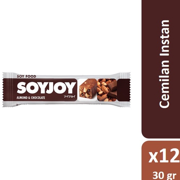 

[KODE PRODUK NSL8U3358] Soyjoy Almond & Chocolate 30g x 12 Bars
