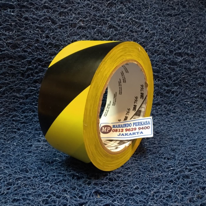 

Terlaris Lakban Lantai Kuning Hitam / Floor Marking Tape 3M 766