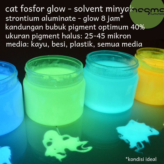 

Terlaris Cat Fosfor Basis Minyak Magma Luminos - Lemon Green