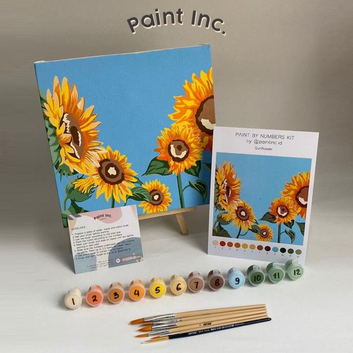 

Paint by Numbers Kit: Sunflower | Paint Inc. ID | Painting Kit