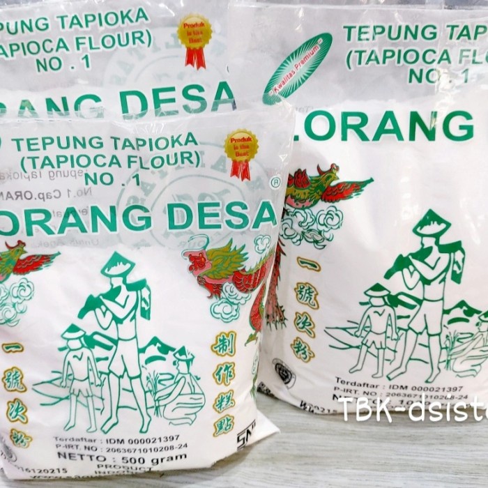 

Terlaris Tepung Sagu Tani Cap Orang Desa 1Kg,500Gr