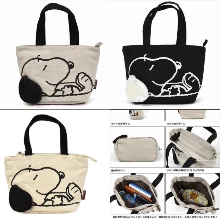 Tas Tenteng Kanvas Snoopy Kuping