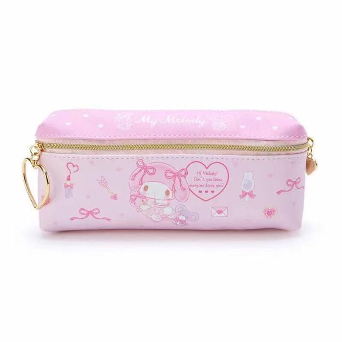 

Tempat Kotak Pensil Depan Karakter Kartun Sanrio My Melody Hello Kitty