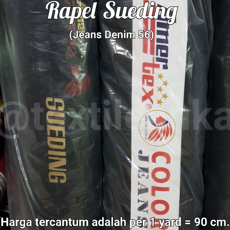 Kain Rapel Sueding Raphel Sueding Rafel Sueding Rafael Sueding (Jeans Denim 56) MURAH GROSIR