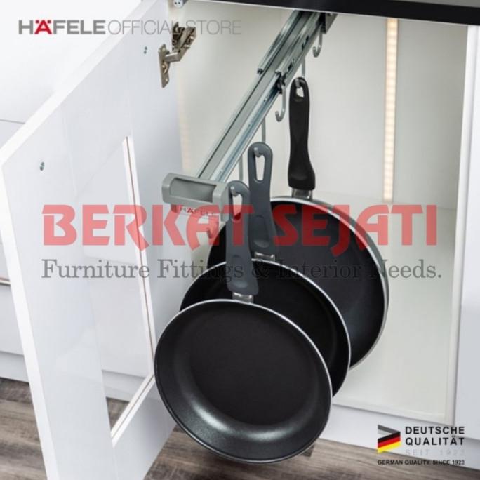 HAFELE Pan Hanger Rel Gantungan Panci Wajan Kuali Tarik Dorong Kitchen