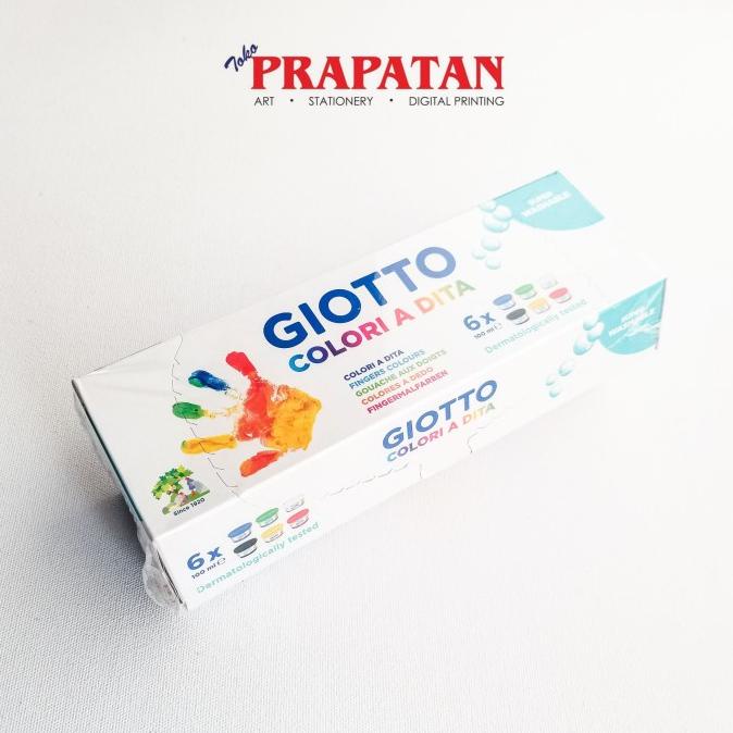 

Giotto Finger Paint Box 6x100ml Colori A Dita