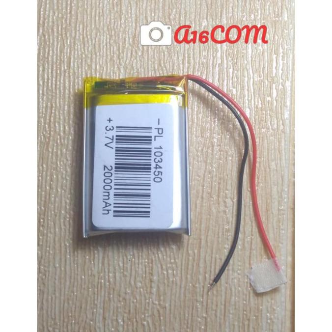 Baterai Drone Lithium Polimer 2000 Mah 103450 34 X 50 Mm