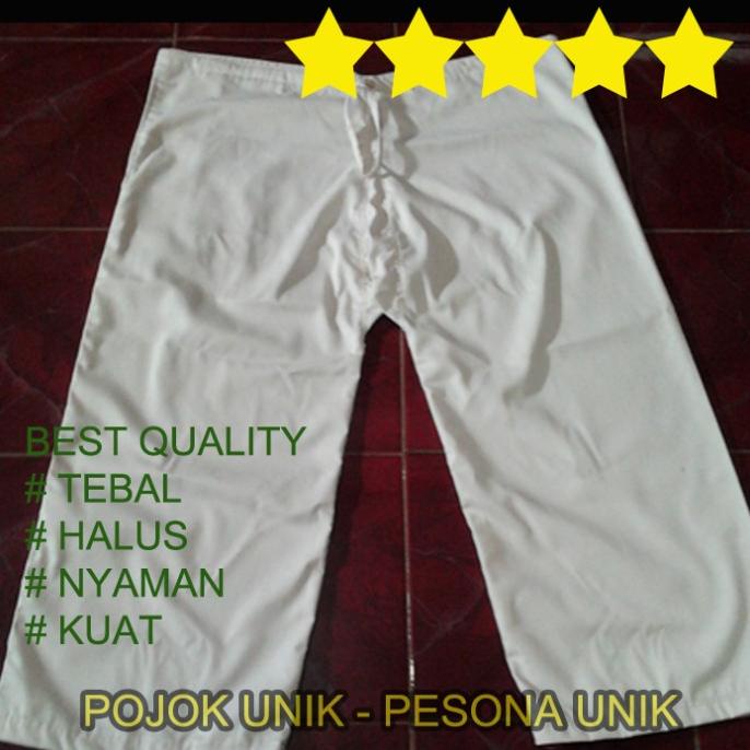 Celana Silat Putih / Celana Karate / Celana Taekwondo / Celana Kombor