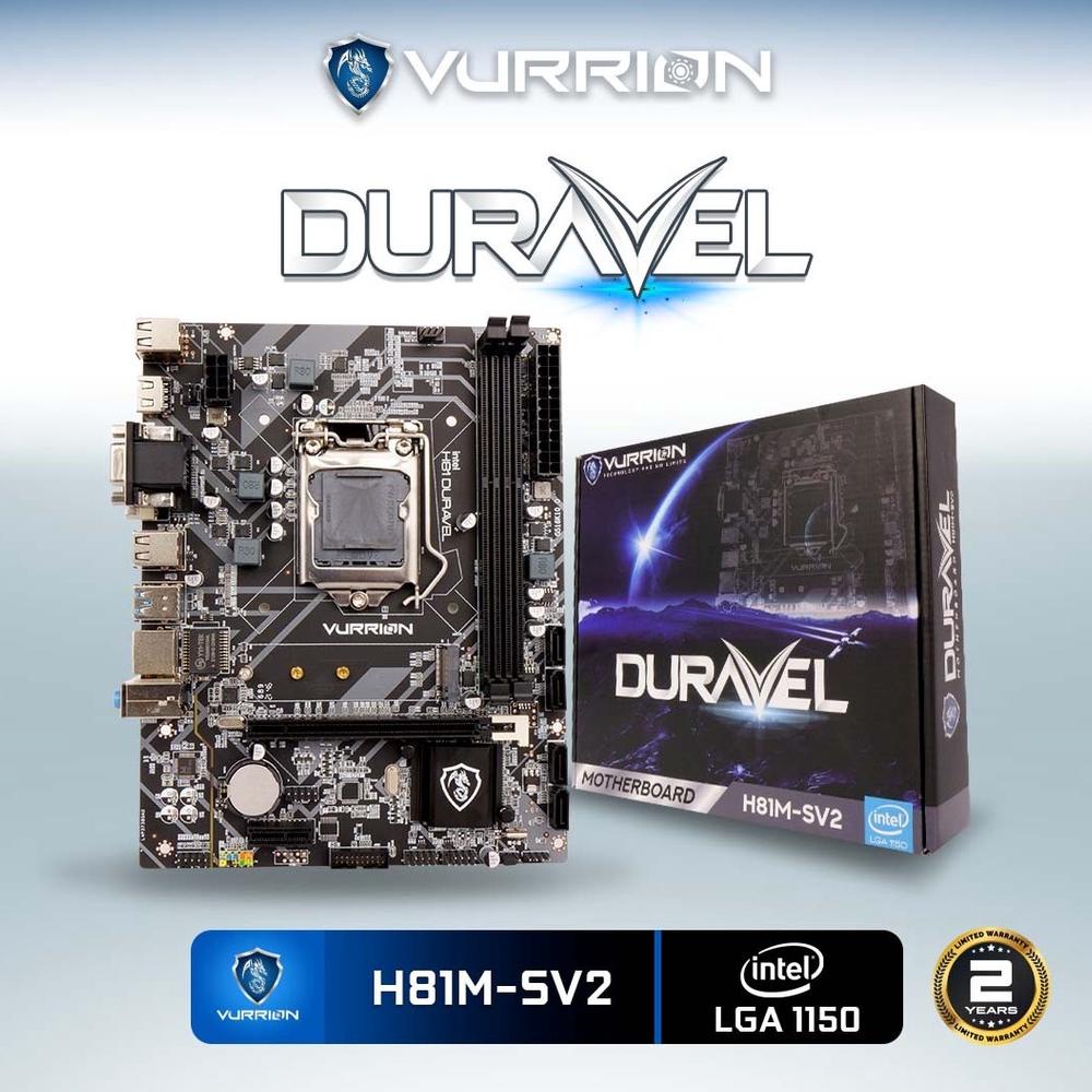 PUT437 MAINBOARD / MOTHERBOARD / MOBO - VURRION MOBO DURAVEL H81M-SV2 +