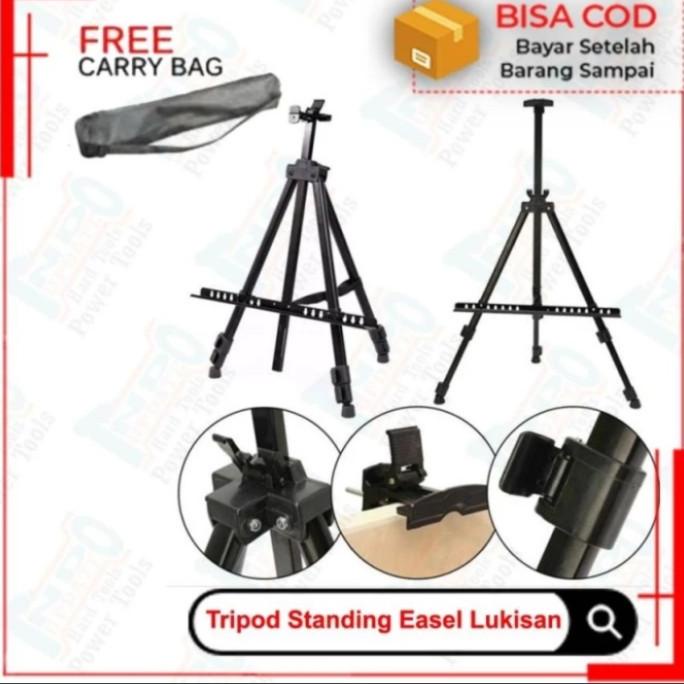 

Tripod Standing Kanvas Lukis Besi