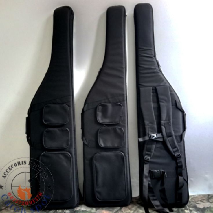 Terbaik Tas senapan/uklik/pcp/gejluk/Tas hitam saku3 buruan