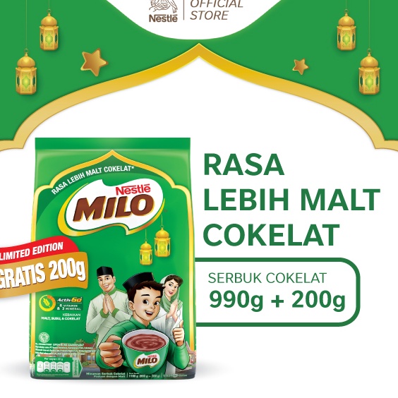 

12.12 Product HOT MILO ACTIV-GO 990g+200g Pouch (Bonus Pack) grosir