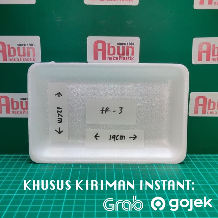 

Terlaris Tray Styrofoam Tr-3 Isi 250Pcs