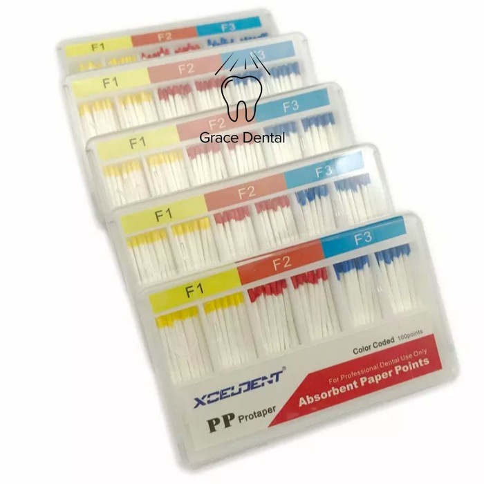 

Terlaris Dental Paper Protaper F1 F2 F3 Point Absorbent Paper