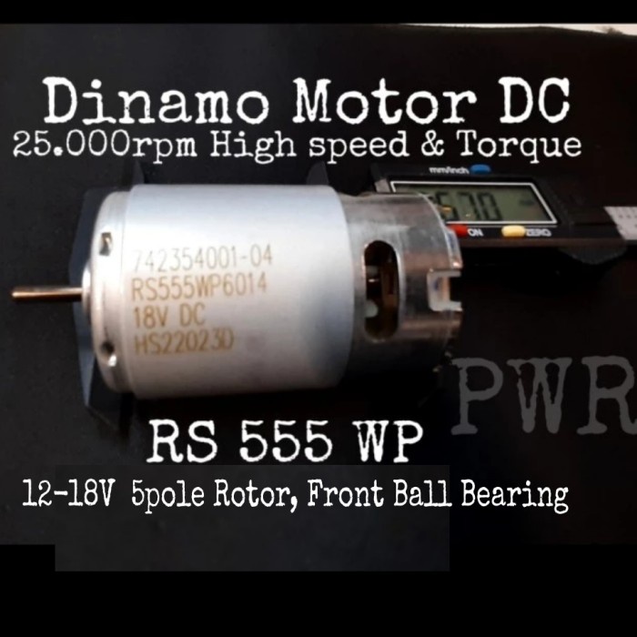 Terlaris Dinamo Motor Dc Rs 555 Wp Rs555 Rs555Wp 18.0V
