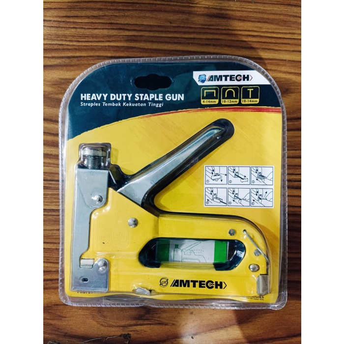 

Terlaris Mollar Staple Gun 3 In 1 Way Heavy Duty Staples Tembak Hekter Jok