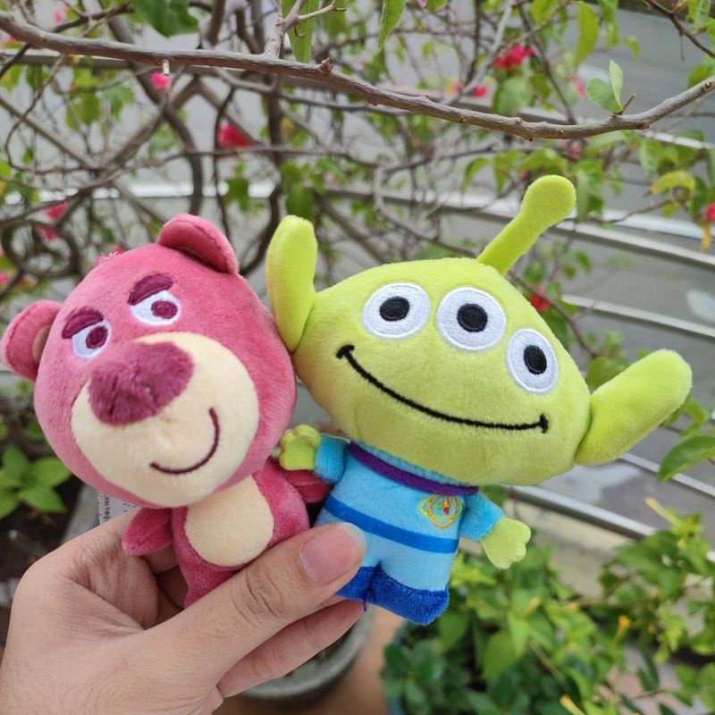 MINISO TOY STORY LOTSO ALIEN HANGING PLUSH ORNAMENT GANTUNGAN KUNCI GANTUNGAN TAS BONEKA MINI LOTSO 