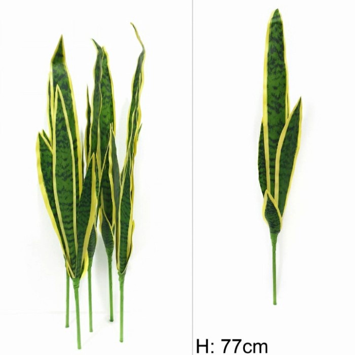 FLASH SALE POHON LIDAH MERTUA/BUNGA LIDAH MERTUA/BUNGA PLASTIK/BUNGA ARTIFICIAL TERLARIS