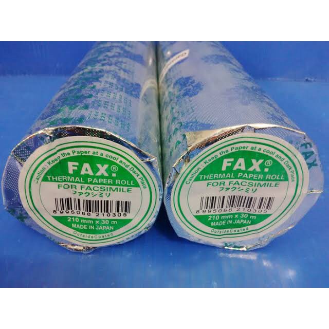 

Best Seller Kertas Fax 210 X30 Merek Fax Original Thermal Roll
