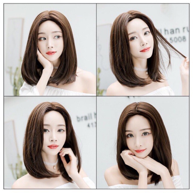 Terlaris Wig Wig Rambut Palsu Akemi - Model Bob Pendek Tanpa Pony / Tanpa Poni 35Cm